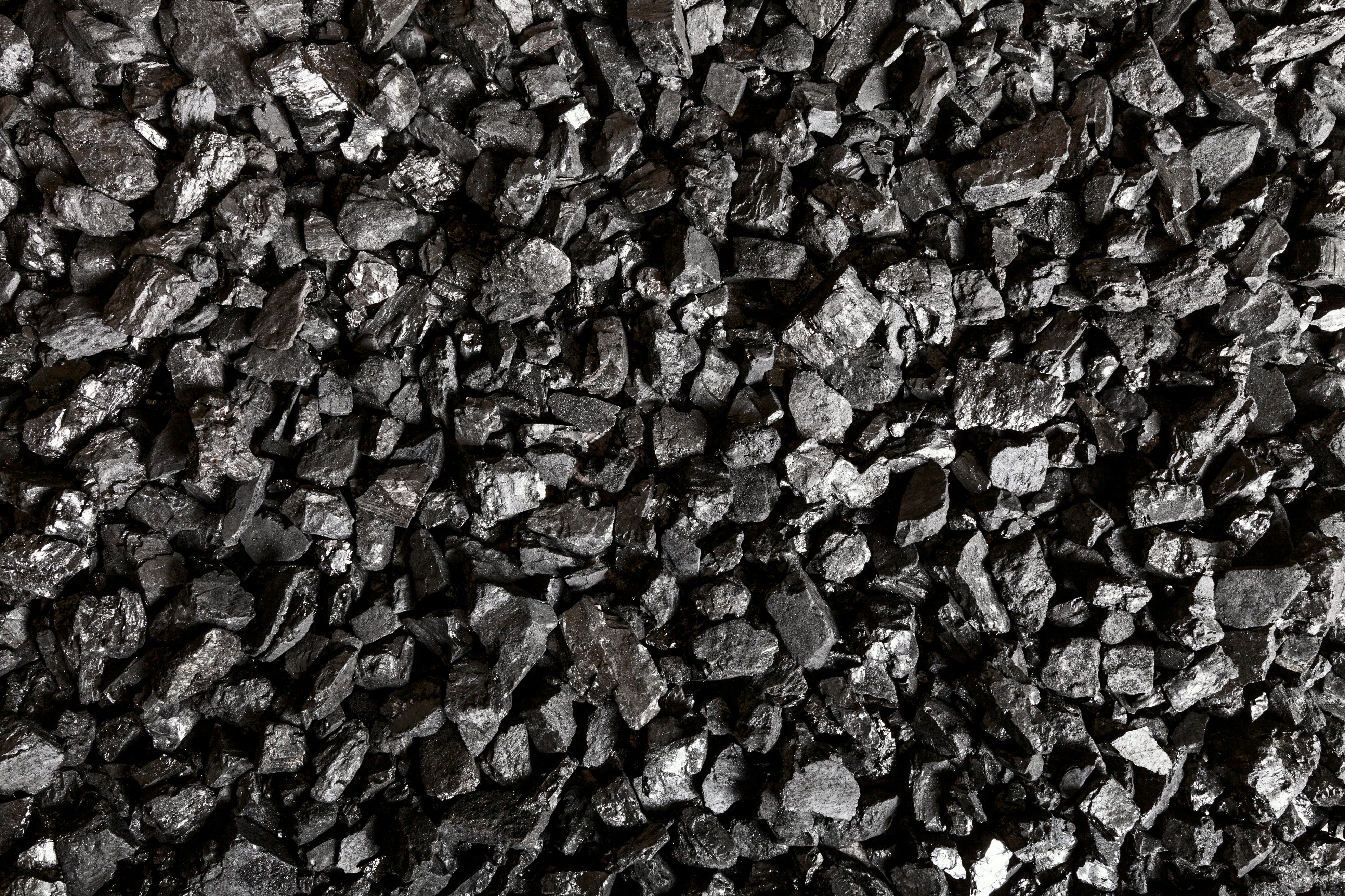 Black Coal Background Texture